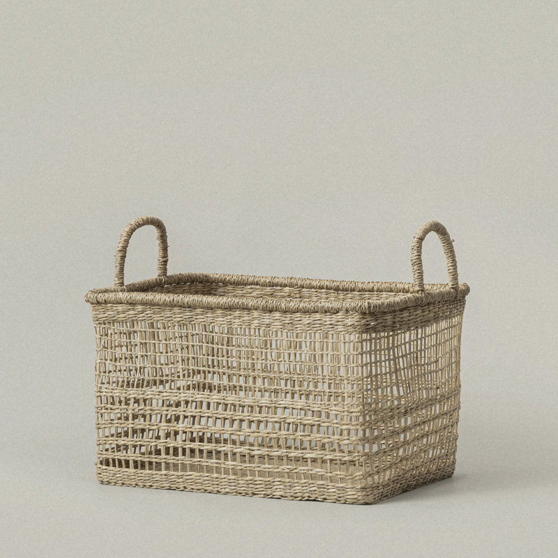 Salema Rectangular Seagrass Basket - Large, 40 pt