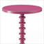 Table basse mauve avec piédestal en bois massif, peu encombrante pour le salon et amp; Petits espaces-485155373-485155374