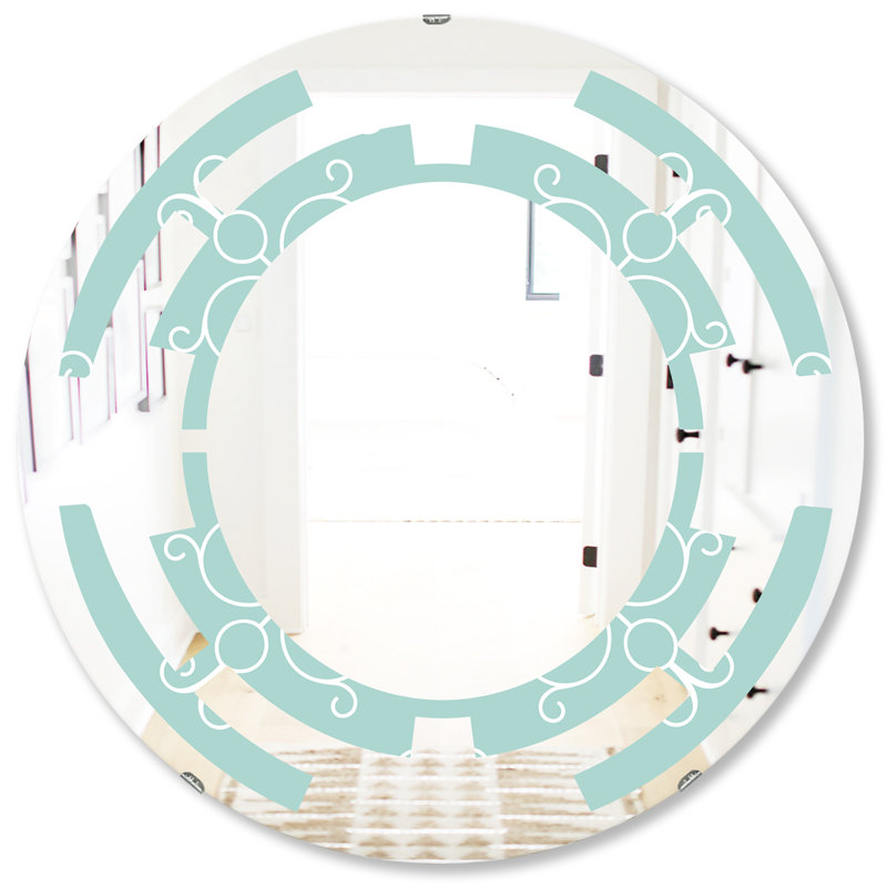 Miroir mural Space Minimal Ornament Cottage Americana, H 31,5 po x l po