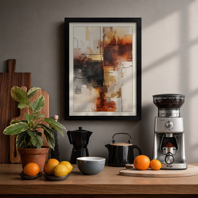 Warm Abstractions Abstract - Print