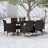 4 - Person Patio Dining Set with Rectangular Table-678315225-719622435-719622440