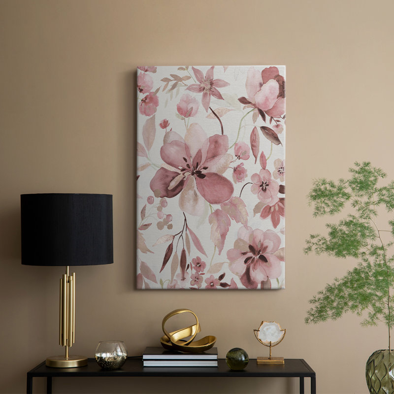 Shimmering Blush I - galerie sur mesure, H 12 po x l 8 po