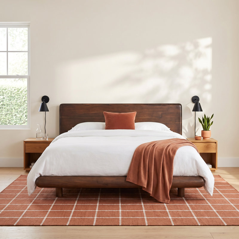 Weatley Bed-Rustic Brown Acacia, King