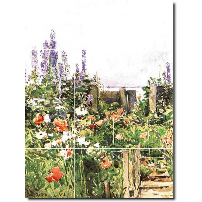 Carreau de céramique décorative 36 po x 48 po 12 po x 12 po, Jardin 04121