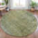 Machine Washable Indoor/Outdoor Xhevrie Green Rug