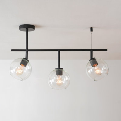 Lebofsky 28'' 3 -Light Fixed Track Track Kit with Dimmable and Adjustable Head
