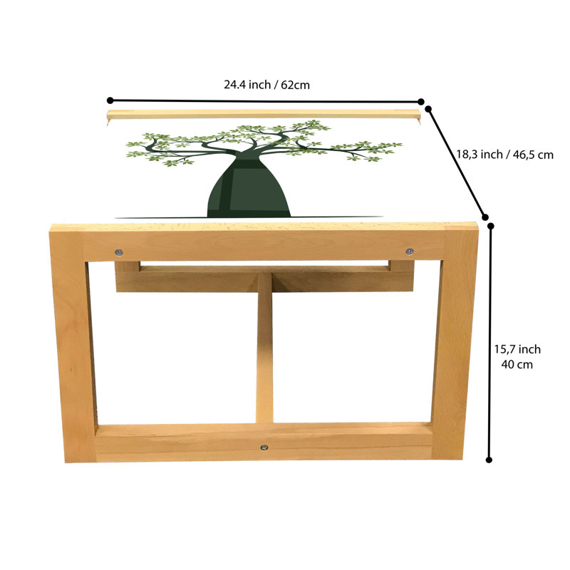 Jamale Sled Coffee Table, 62cm H x 46cm W x 40cm D