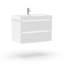 Ensemble de meuble-lavabo mural simple 24 po Urrutia