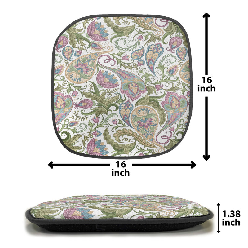 Outdoor 1.38'' Dining Chair Seat Cushion