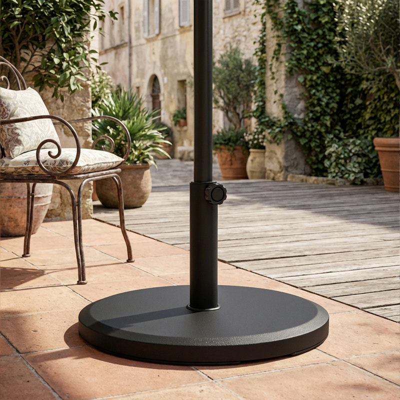 29 lbs Cement Patio Umbrella Base, 19" Heavy Duty Parasol Stand
