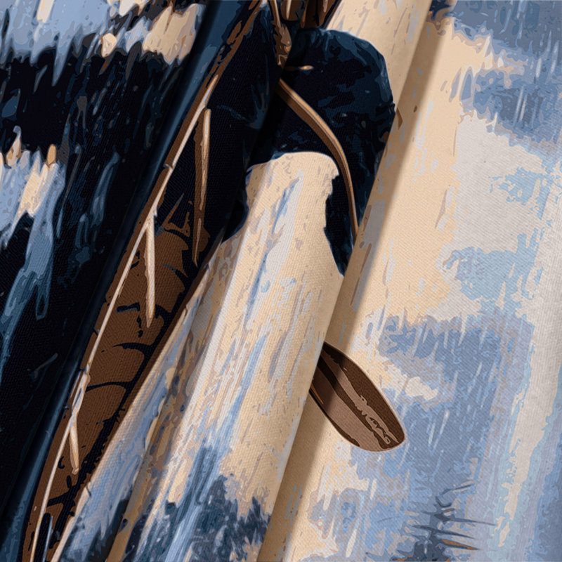 Tapisserie murale Sports Canoeing, 51 po x 60 po