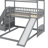 Twin Over Full Bunk Bed With Slide-366722759