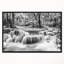 «White Erawan Waterfall», reproduction de photo sur toile tendue encadrée-26663822