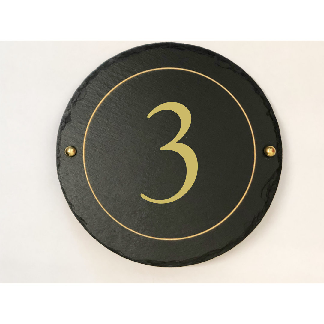 9in. Easingwold Surface/Flush Mount House Number