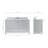 Flynt 61'' Single Bathroom Vanity with Carrara Marble Top-64627257-64627258