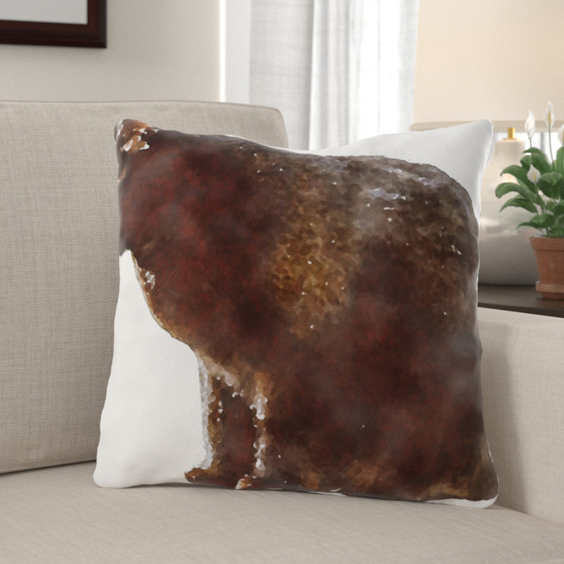 Housse et insert de coussin carré Dreer, Microsuède, Intérieur