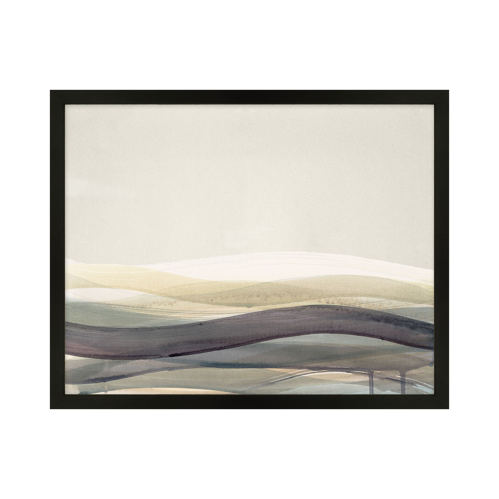 Preliminary II by Beth James, 25" W x 20" H, Black Framed