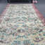 Tapis en laine beige élégant, 44,5 po x 79,5 po