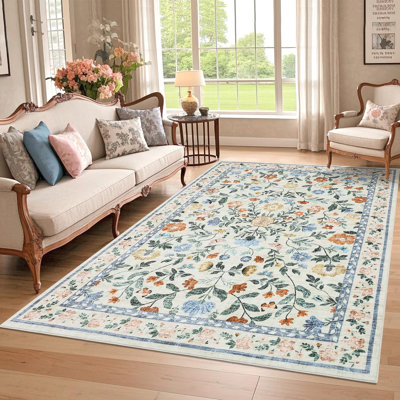 Floral Area Rug
