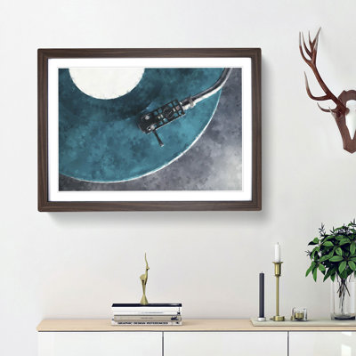 The Record Player Needle - Picture Frame Painting Print