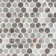 Spectrum Vibrant Hexagon Recycled Glass Mosaic Tile