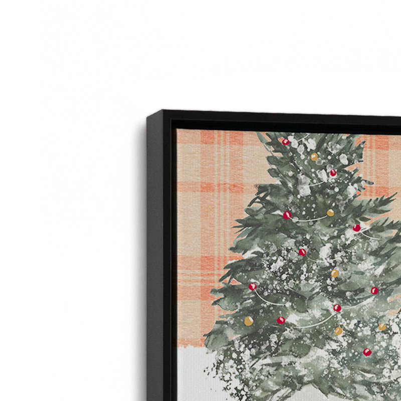 Imprimé convertible du père Noël, Cadre noir, H 8,75 po x l 12,75 po x P 1,75 po