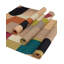 Rectangle Claystone Abstract Flatweave Cotton Area Rug in Beige-1392872811