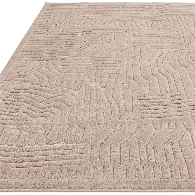 Lourdine Geometric Area Rug, Rectangle 120 x 170cm