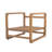 Hartsdale Patio Acacia Wood Lounge Chair With Removable Cushions-118698360