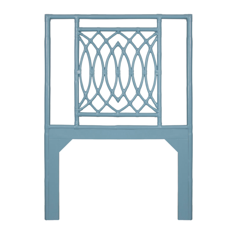 Haskins Headboard, Twin, Pool Blue