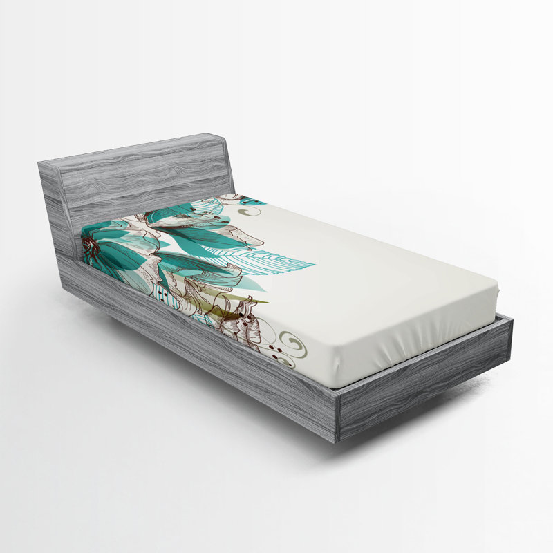 Ensemble de 2 draps-housse Ambesonne, Twin Fitted Sheet