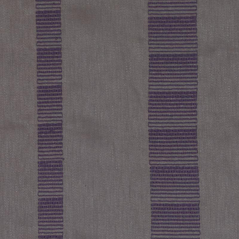 Laura Kirar II Merida Stripe Fabric, Plum