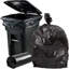 100 pièces, sac à ordures robuste noir à bouche plate, sac à ordures pour l'extérieur de bureau de cuisine, doublure de poubelle noire, sac à ordures robuste, adapté pour l'intérieur et l'extérieur-111290117