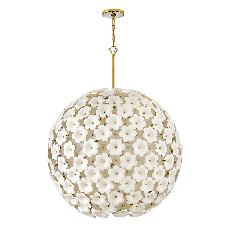 Marianne 9 - Light Steel Dimmable Chandelier