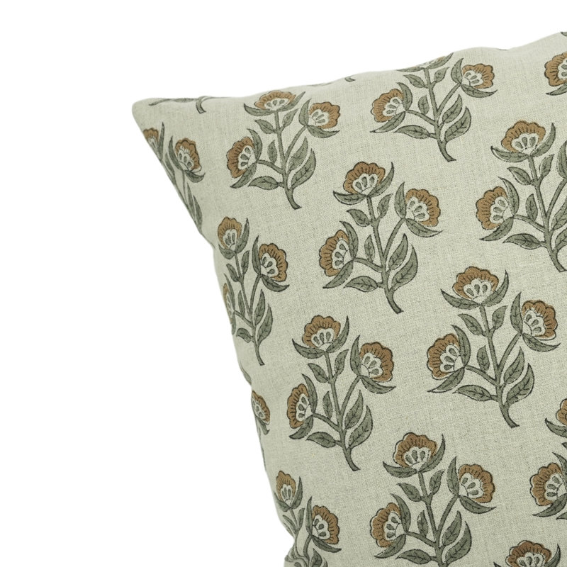 Housse de coussin décoratif en lin avec fermeture à glissière pour canapé, canapé et fauteuil Fabcline, H 12 po x l 20 po