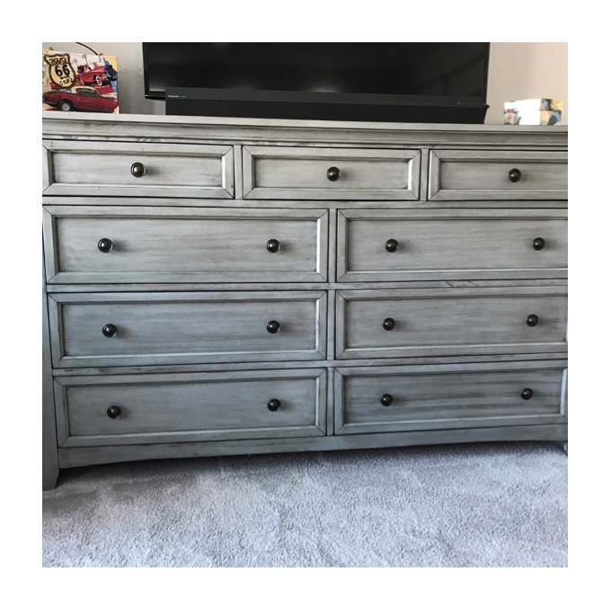 Three Posts Woodside 9 Drawer 66" W Dresser & Reviews | Wayfair