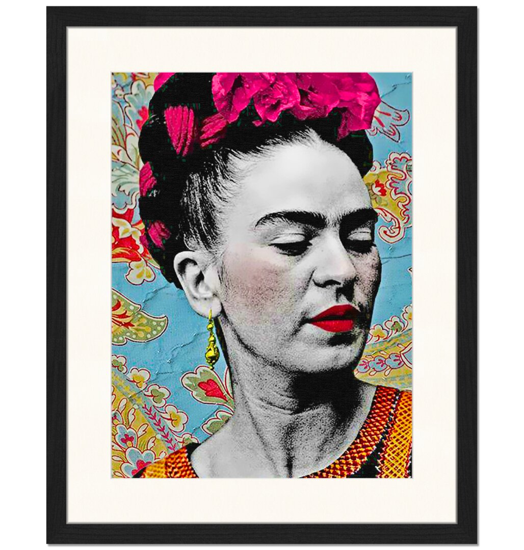 Gerahmtes Poster Frida Kahlo