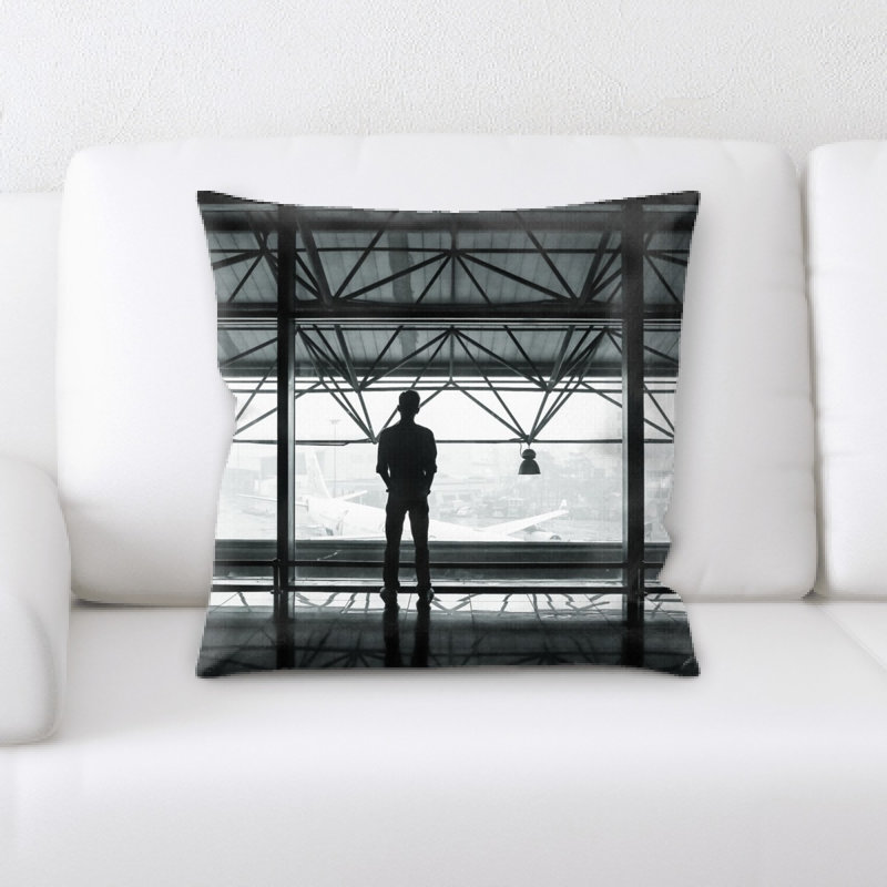 Coussin décoratif aéroportuaire