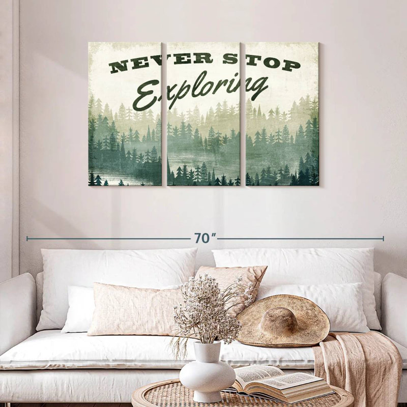 Tergel Never Stop Exploring Greenery, 28" H x 45" W