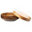 Two-Toned Efran Wooden Bowl - Jumbo 2-Pack