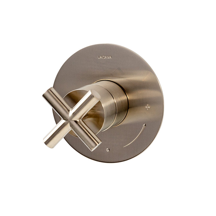 Cigno 15pbp.x.r1 Progressive Compact Pressure Balancing Mixer In Brushed Nickel