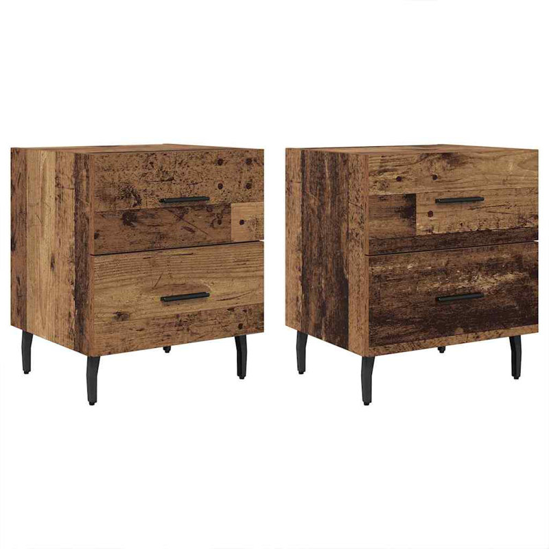 40cm W Manufactured Wood Bedside Table