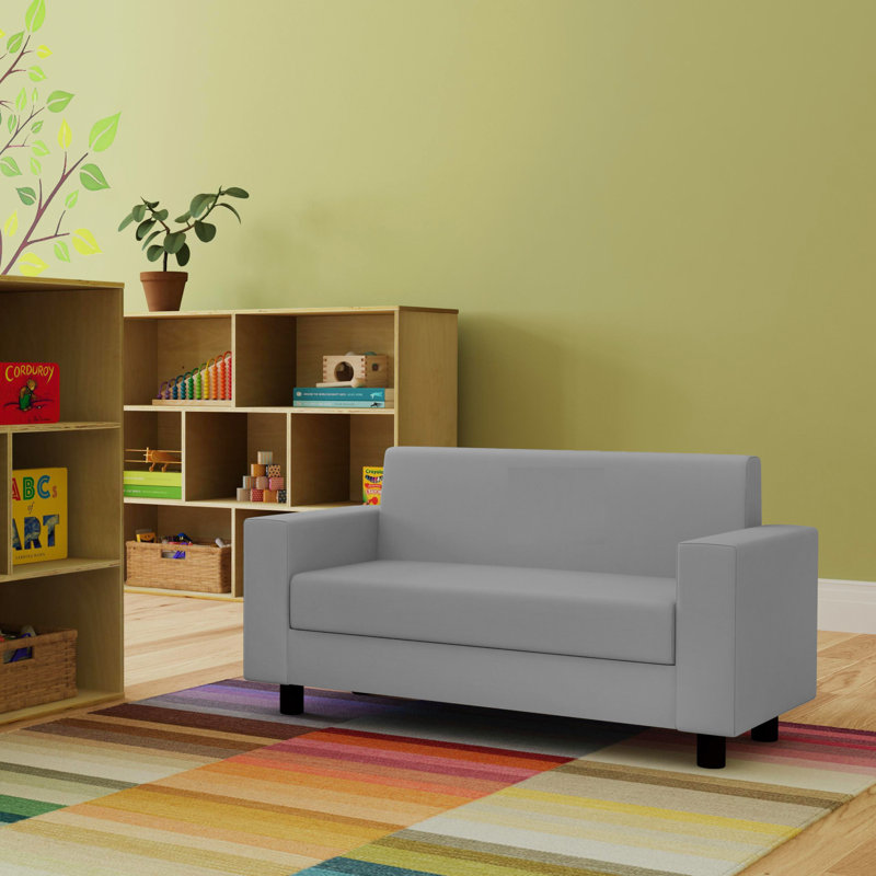 SoftScape Inspired Playtime Kids Classic Sofa, Gray