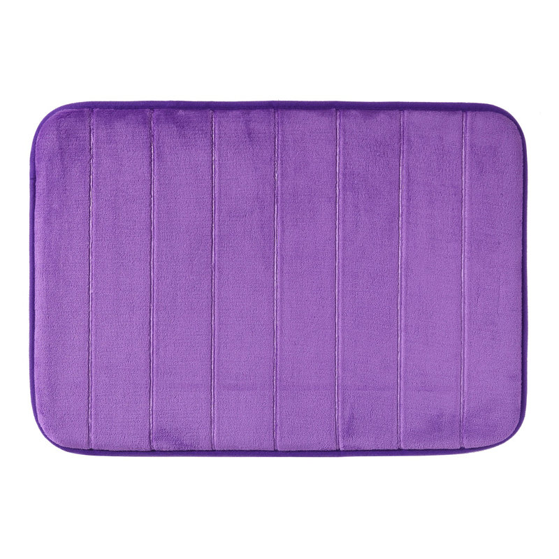 Bryen Memory Foam Non-Slip Contour Mat, Purple