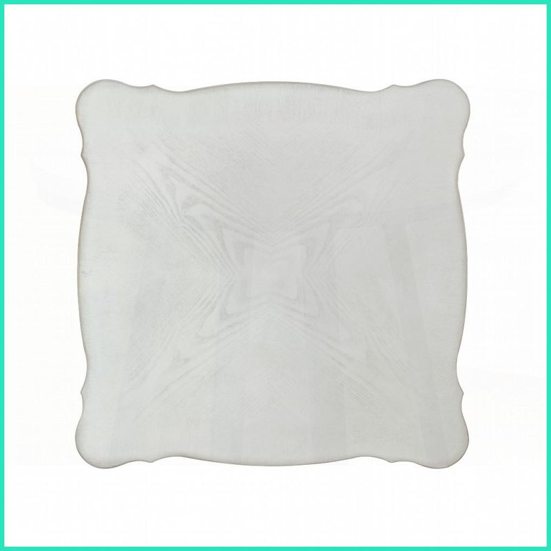 Table basse avec tablette inférieure Bone White - élégance intemporelle Rangement supplémentaire pour le salon