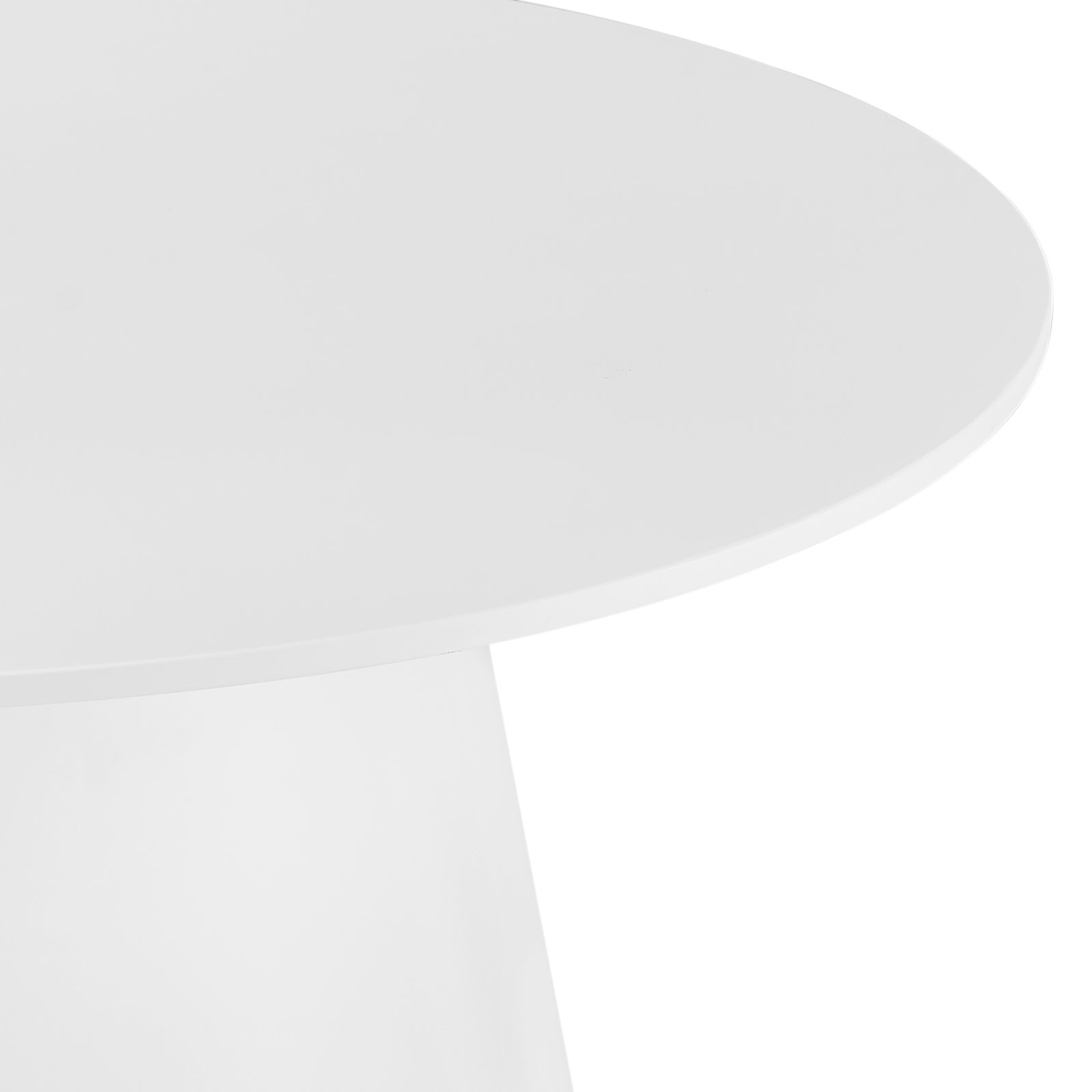 Adara 35" Walnut Coffee Table, Matte White