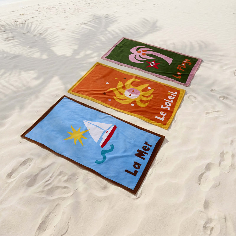 Serviette de plage Playa La Mer