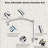 10-Inch High-Pressure Shower Head With 16" Adjustable Extension Arm & 20-Stage Filtration-113387030