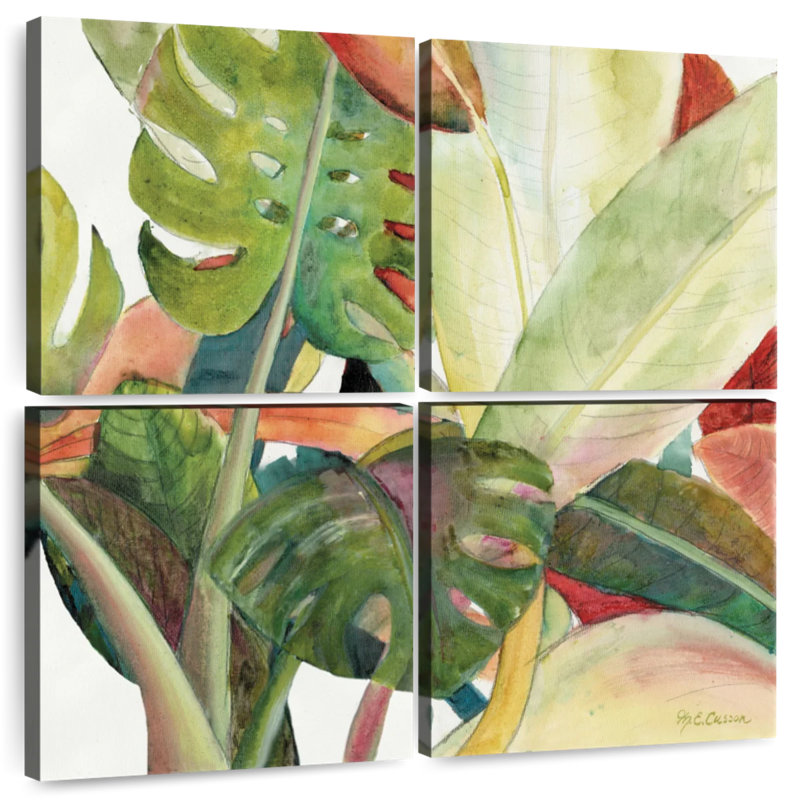 Harnek Tropical Lush Garden Square I, H 18 po x l 18 po
