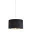 Faux Velvet Drum Pendant Shade ( Uno )-180256492-244180722